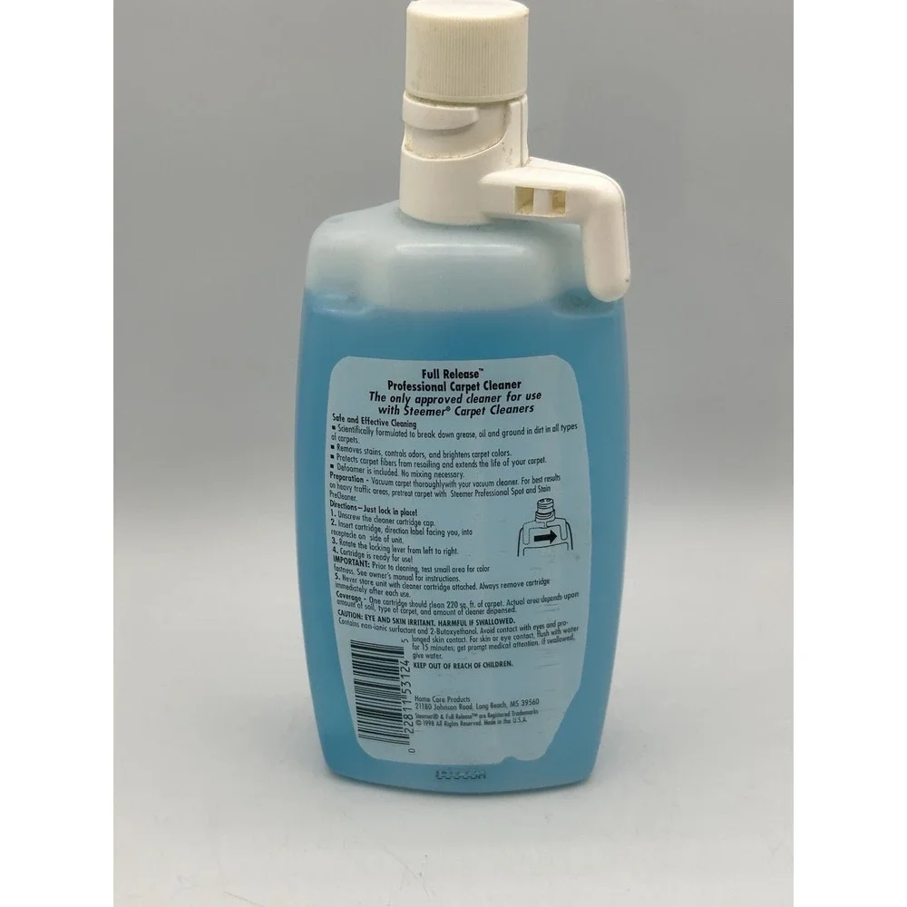 Full Release 15 oz Steamer Professional Carpet Cleaner Deodorizes New‎ Unopened